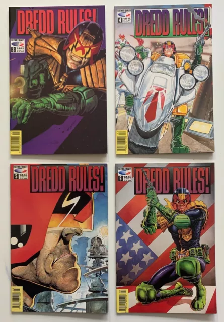 Dredd Rules #3,4,5,6,7,8,9,10,13,15,16 & 17 (Quality 1992) 12 FN/VF & NM- comics