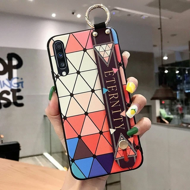 De Luxe Téléphone Coque avec Sangle Pour Samsung Galaxy S8 S9 S10 S20 Note 9 10 8