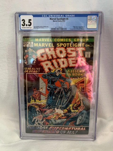 Marvel Spotlight #5 (1972) CGC 3.5 1st Appearance/Origin of Ghost Rider (MCU)!
