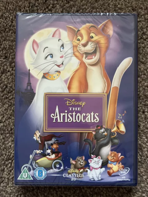 The Aristocats Walt Disney Anniversary Film Childrens Movie DVD New Sealed