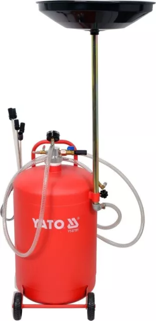 Yato Altölauffanggerät Absauggerät Ölabsauggerät Altölsammler Ölauffangwagen 65l