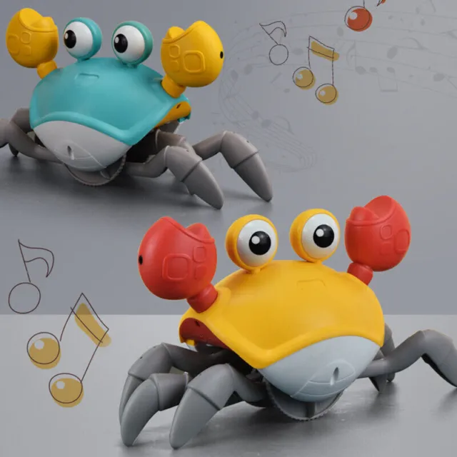 Elektronische Musikalische Spielzeug Auto Hindernis Vermeidung Kriechende Krabbe
