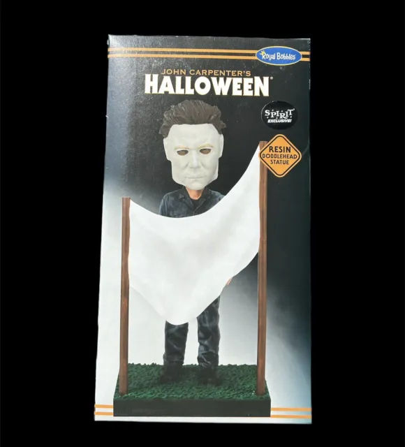 Royal Bobbles Michael Myers Bobblehead Sheet Scene Halloween Collectible