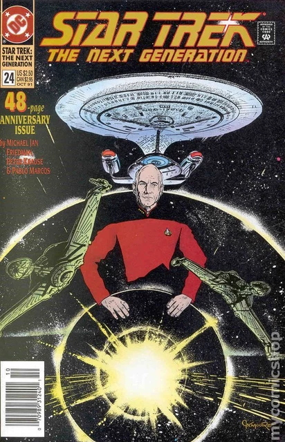 Star Trek The Next Generation #24 VF+ 8.5 1991 Stock Image