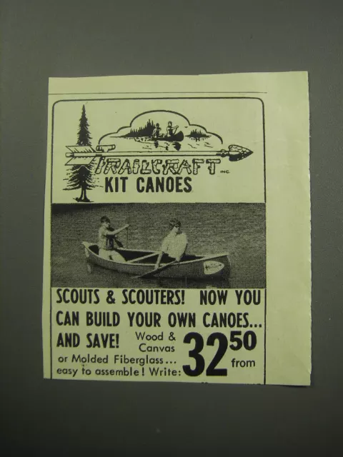 1967 Trailcraft Kit Canoes Advertisement