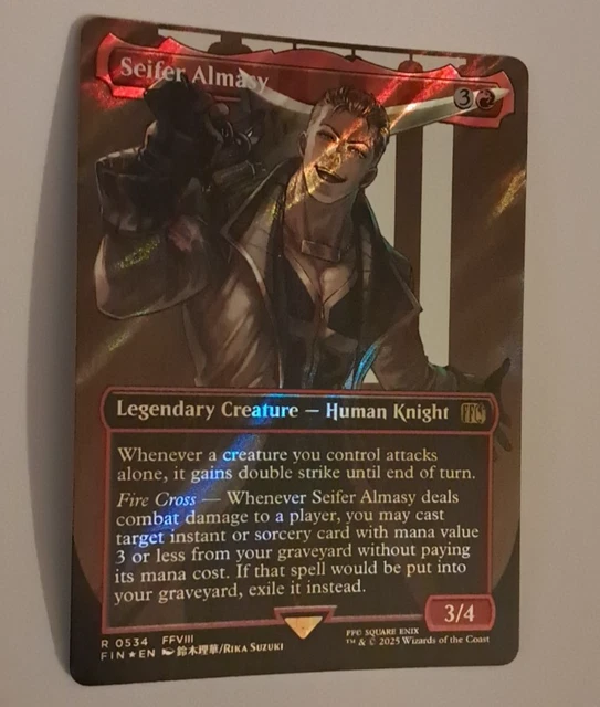 MTG SEIFER ALMASY Japanese FFVIII Foil 2025 Legendary Knight