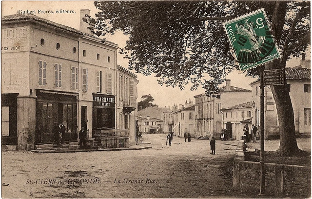 St CIERS sur GIRONDE (33) - La Grande Rue