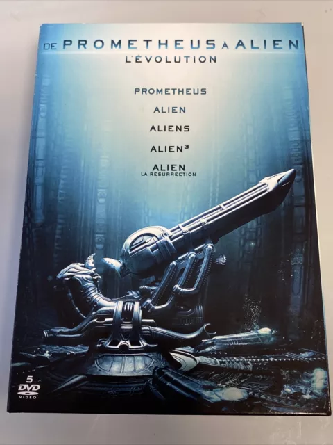 De Prometheus A Alien L Evolution Coffret 5 Dvd Scott Weaver Cameron France