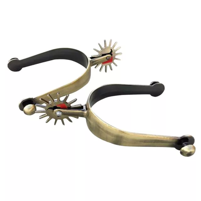 Spores 1 Pair Long Head Durable Riding Supplies Spore Riding Zinc Alloy