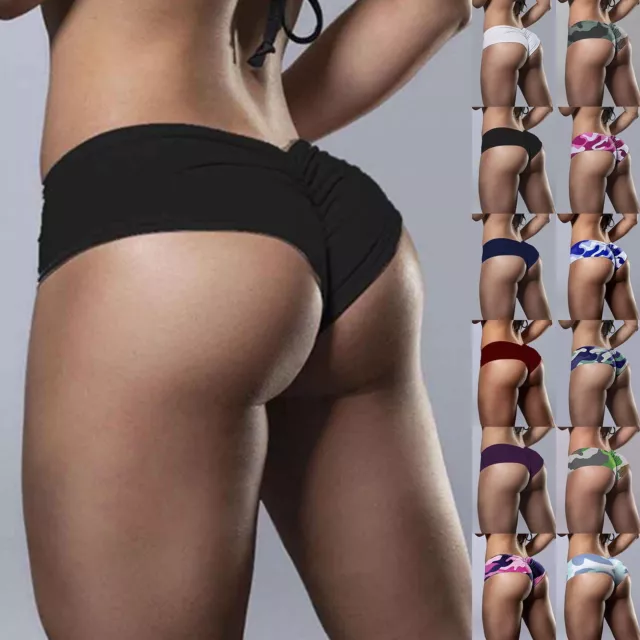 2024 Sexy Swimwear Women Briefs Bikini Bottom Side Ties Brazilian Thong Swimsuit