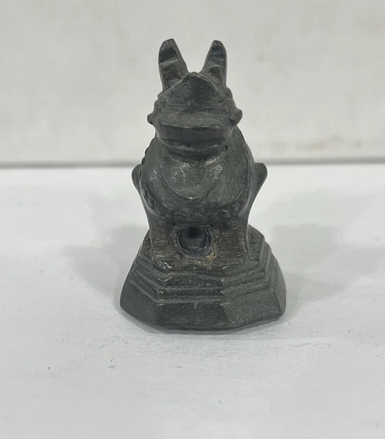 Vintage Dragon Rooster Duck Asia Antique Opium Weight  Bronze China 2.8 OZ 3