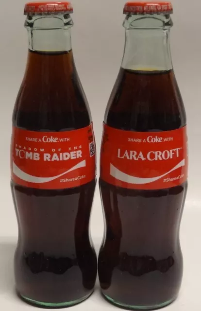 Lara Croft Tomb Raider 2 Coca-Cola   Bottle 8oz