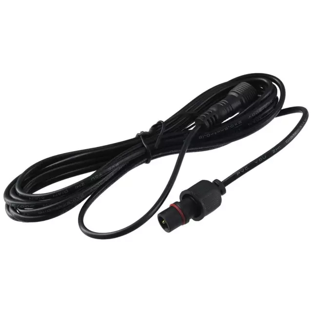 5 Pcs Black Cable Extension Cord 3m Extension Cord for Lights  Solar Light