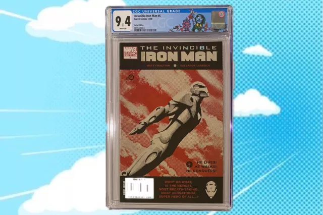 THE INVINCIBLE IRON MAN #6 Aja Variant CGC 9.4