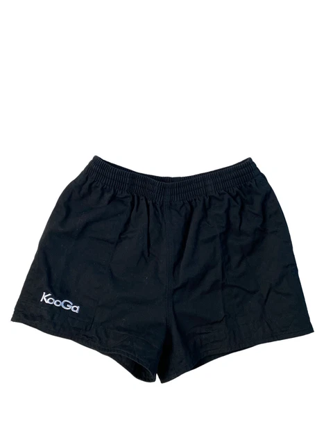 Kooga Rugby League shorts size 30 Black  Rugby Football Gym Training Worn