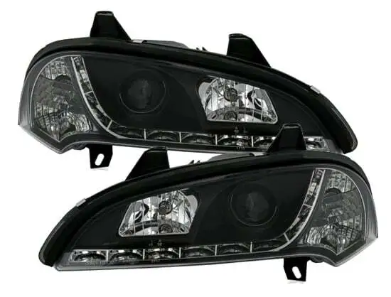 Scheinwerfer LED Tagfahrlicht Optik pour Opel TIGRA 1994-2000 Daylight Schwarz F