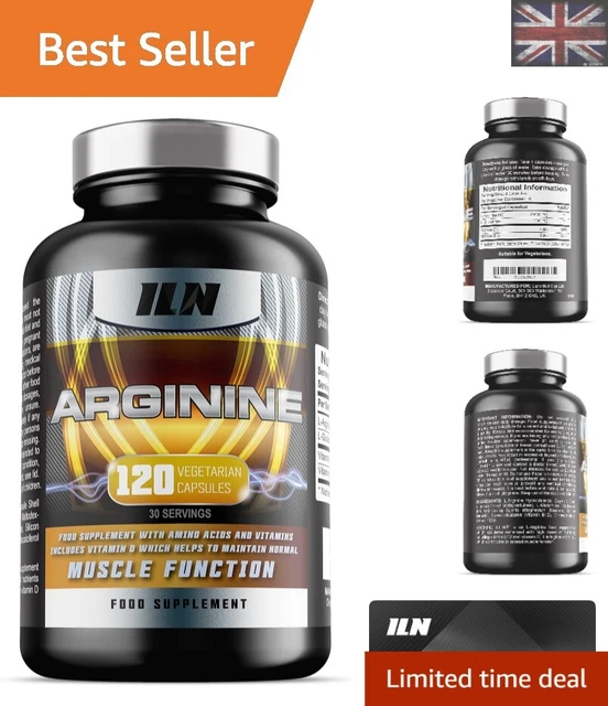 ARGININE XTREME 2600mg LArginine with Glutamine, B12, and D3 120