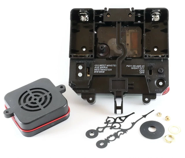 HERMLE 2214 2215 Quartz Wall Clock Movement Conversion Kit 1/4" Howard