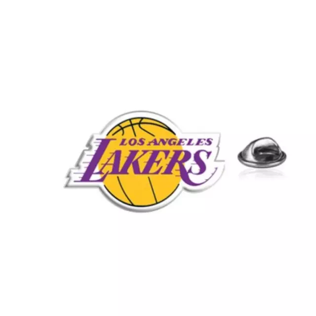 NBA Basketball Geschenkset (Größe Einheitsgröße) Los Angeles Lakers Pin Abzeichen - Neu