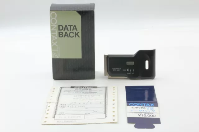 [UNUSED in BOX] Contax DATA BACK Titan Silver for T2 from Japan #T74A