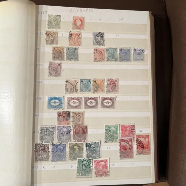 Briefmarken Sammlung Österreich ab 1867 bis 1991 (9)