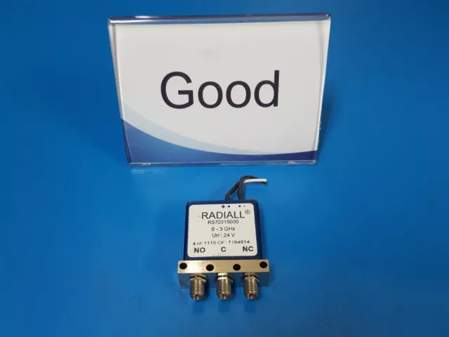 Radiall_R570315000: RF COAXIAL SWITCH 3GHz / 24V (16)