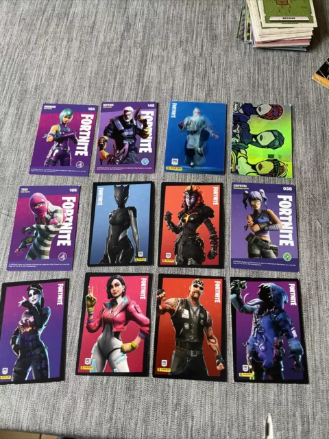 Lot 12 Cartes Card Fortnite