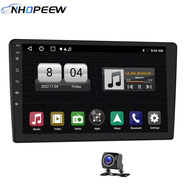 32G Android 13 Carplay GPS WiFi 10.1" Double 2Din Touch Screen Car Stereo Radio