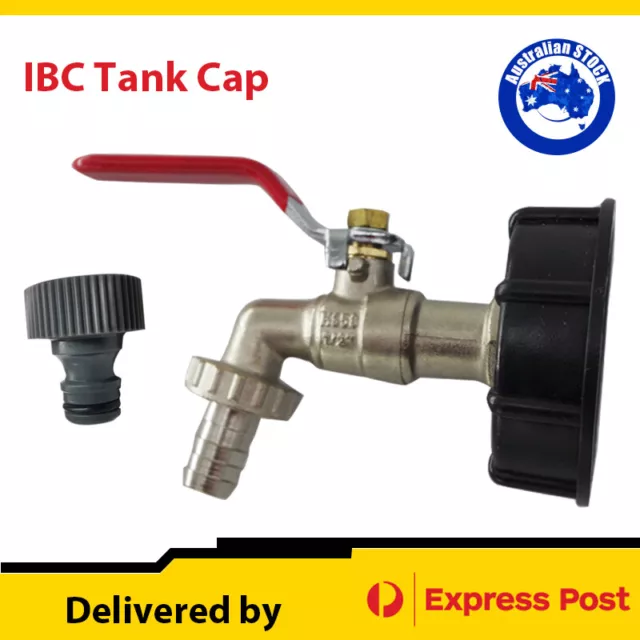 IBC Tank to 1/2"Connector Adapter Fittings Tool S60X6 Yard Garden Water Tap Hose