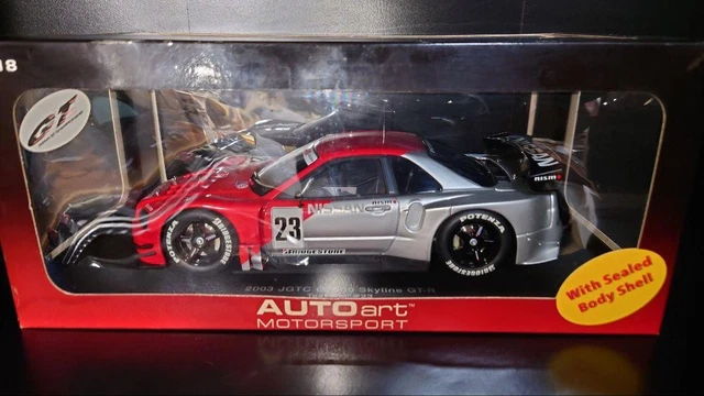 Autoart 1/18 Skyline GT-R R34 JGTC Nismo - Diecast DC211123L, Modèle Occasion