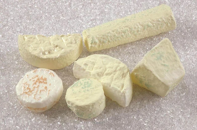 Assortiment de Fromages Français X 6 en Plastique soufflé L 55-150 mm