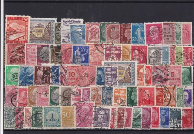 Mixed Europe stamps Ref 15913