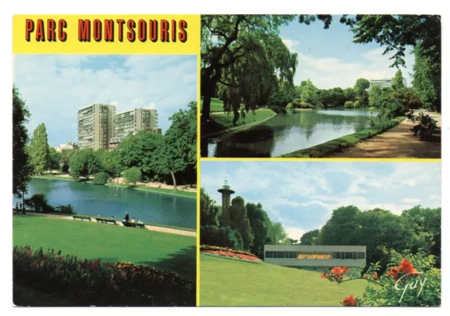 paris, divers aspects du parc montsouris