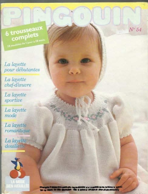 Catalogue De Tricot Layette Enfant Bébé - N°42 Del Duca Vintage - Occasion En Bon état - France