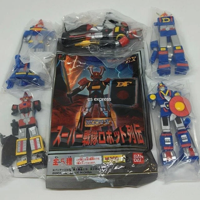 Lot Gashapon Ganbare!! Robocon HG PART1 - Set Complet De 5 - Bandai - Scellé