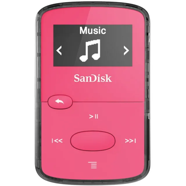 SanDisk Sansa Contient 2000 Chansons Rose Clip Jam 8GB MP3 Lecteur Avec Radio Fm