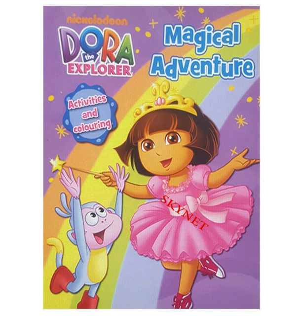 DORA THE EXPLORER KIDS GIRLS CHILDREN COLOURING ACTVITY BOOK BY