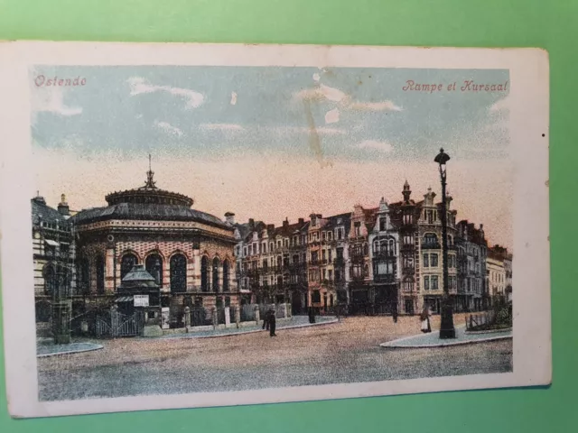 Carte Postale de Belgique PF Rampe et Kursaal