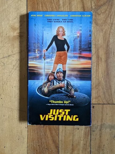 Just Visiting (VHS, 2001) Christina Applegate Jean Reno Tara Reid