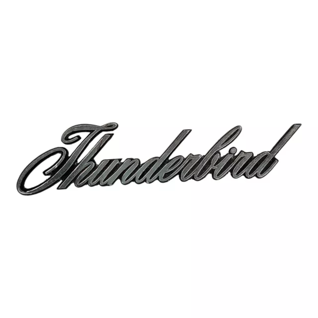 Ford Thunderbird OEM 7.75" Vintage Car Nameplate Emblem '70's