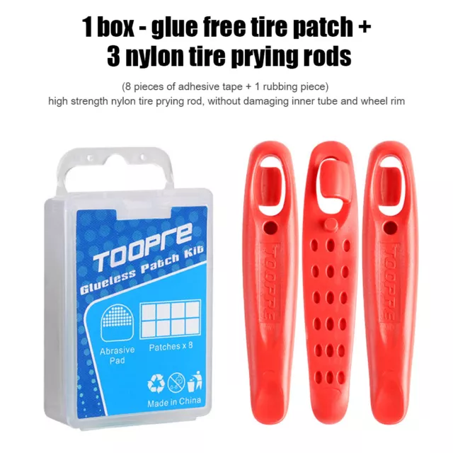 Bicycle Bike Tire Tyre Rubber Patch Piece Cycling Puncture Repair Tools Kits 3