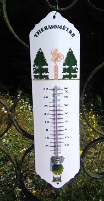 Thermomètre d'extérieur en métal vert Instant nature - 25 cm Thermomètre d'extérieur en métal vert Instant nature - 25 cm