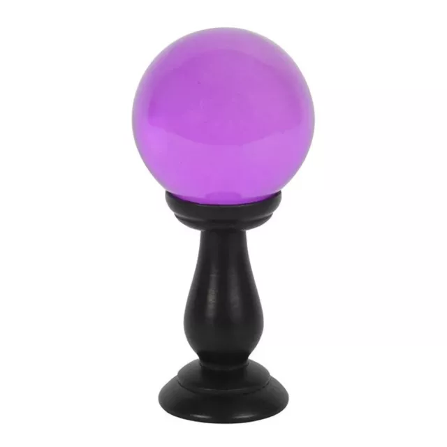 Purple Crystal Ball With Stand | Tarot Divination Spirituality, Psychism Scrying 2
