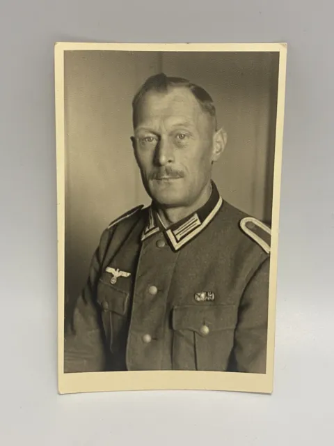 Original WW2 Photo German Army Photograph Postcard Size