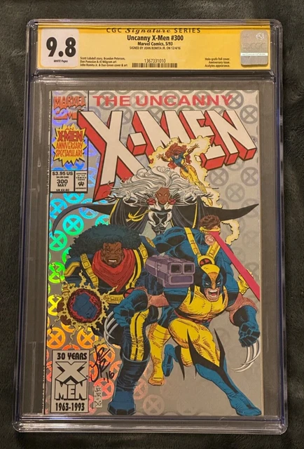 Uncanny X-Men 300 May 1993 Marvel CGC SS 9.8 SIGNED BY JOHN ROMITA JR FOIL COVER