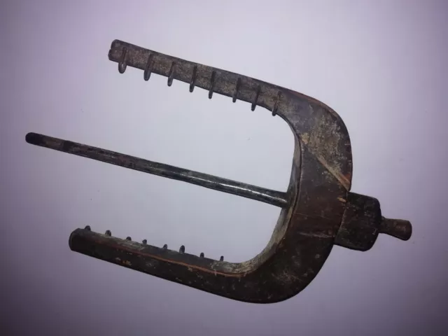 *** Antik *** Spinnrad Spule - Altes Handwerk - Spinner - Wolle Spinnen ** Antik