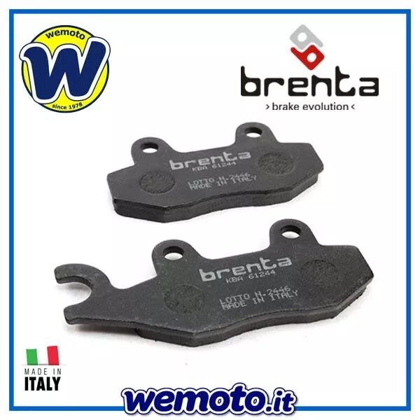 Coppia Pastiglie Organiche Brenta Freno Posteriore E-Ton RXL 150 Viper 2005 2006