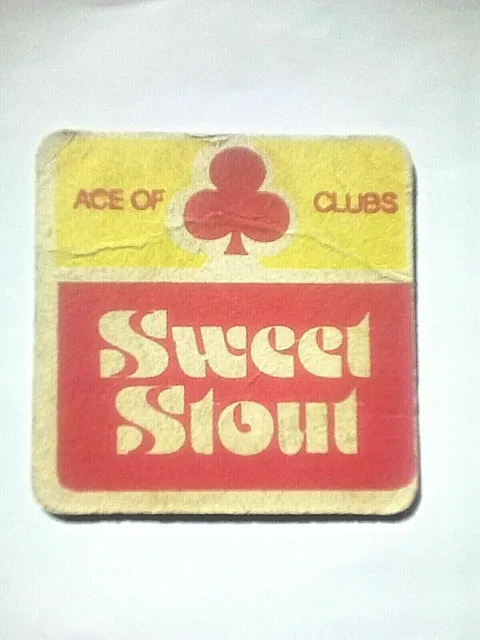Vintage NORTHERN CLUBS - SWEET STOUT  - Cat No'?? Beer mat / Coaster