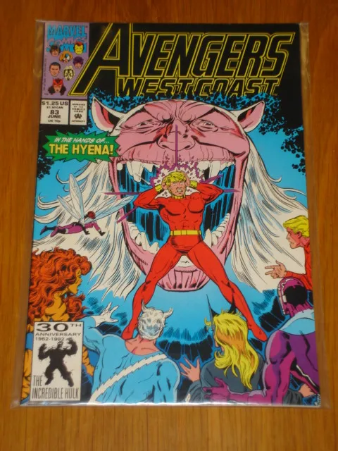 West Coast Avengers #83 Vol 1 Marvel Comic June 1992