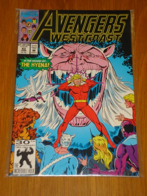 West Coast Avengers #83 Vol 1 Marvel Comic June 1992